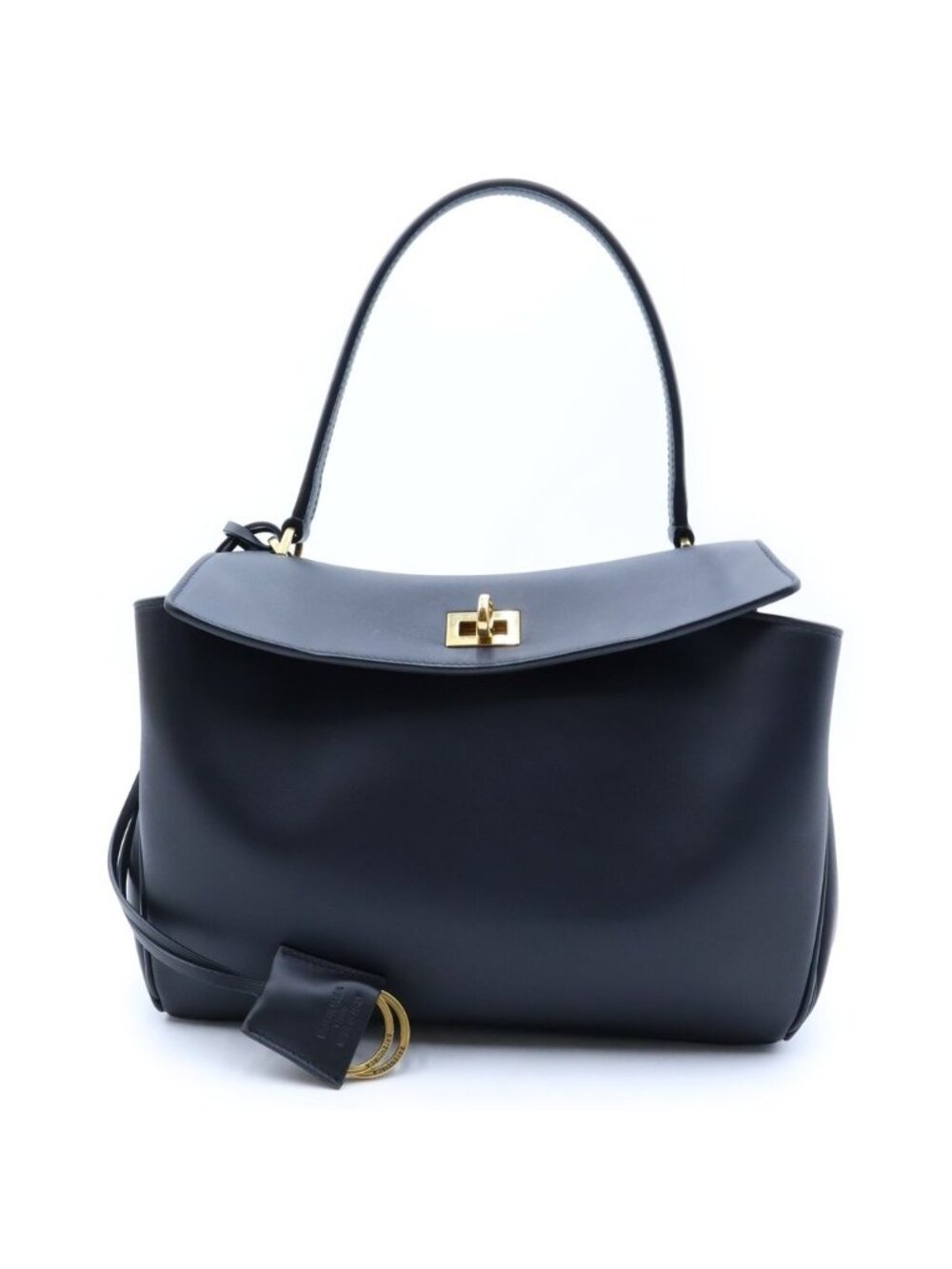 Balenciaga Rodeo Handbag Small Calfskin Shoulder Black